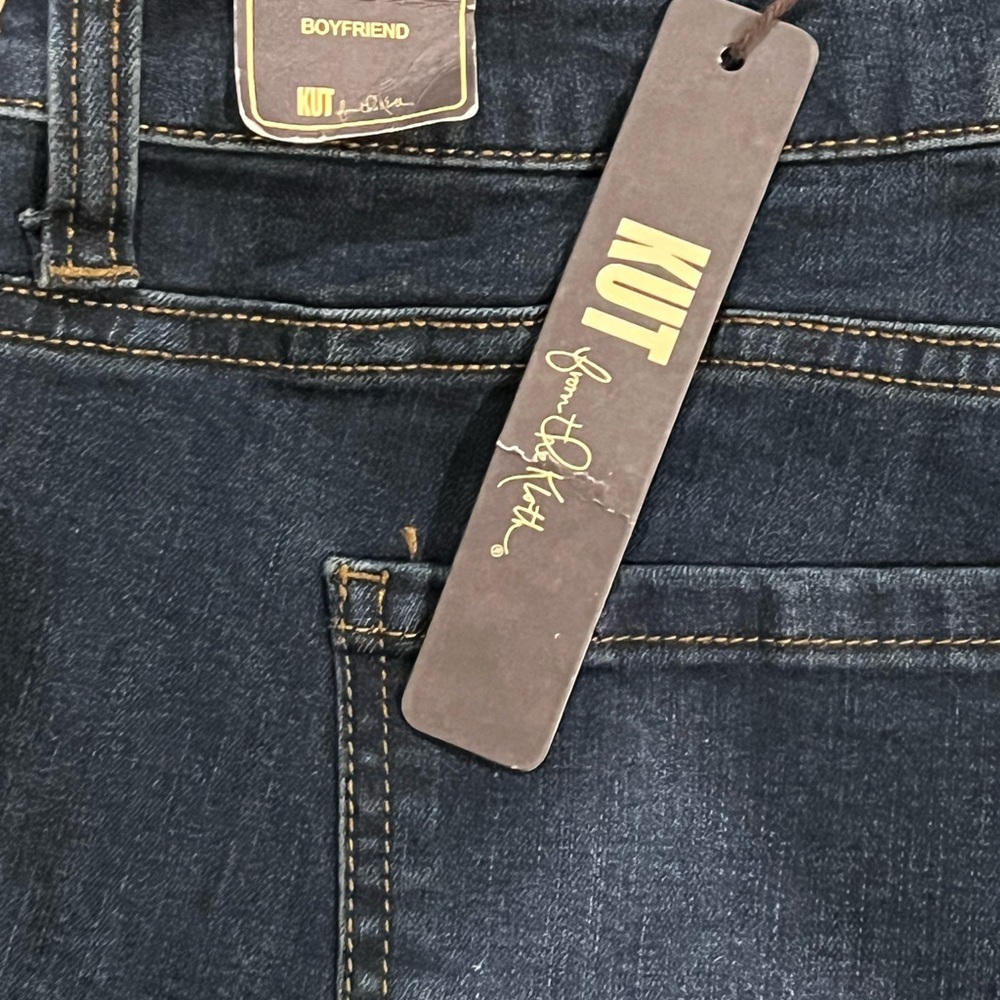 Kut from the Kloth Katy Boyfriend 20W Jeans NWT stretch tapered
